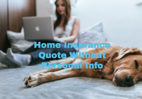 Home Insurance Quote Without Personal Info