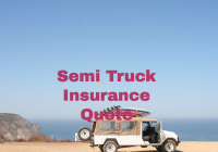Semi Truck Insurance Quote