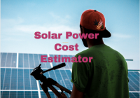 Solar Power Cost Estimator
